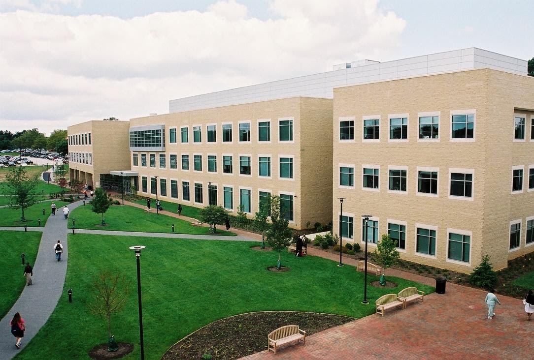 aerial building shot