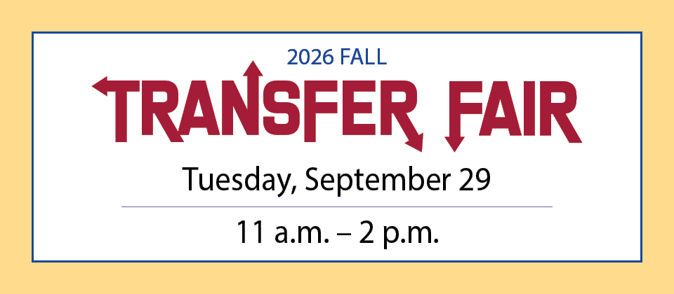 Howard Community College's 2026 Fall Transfer Fair on September 29