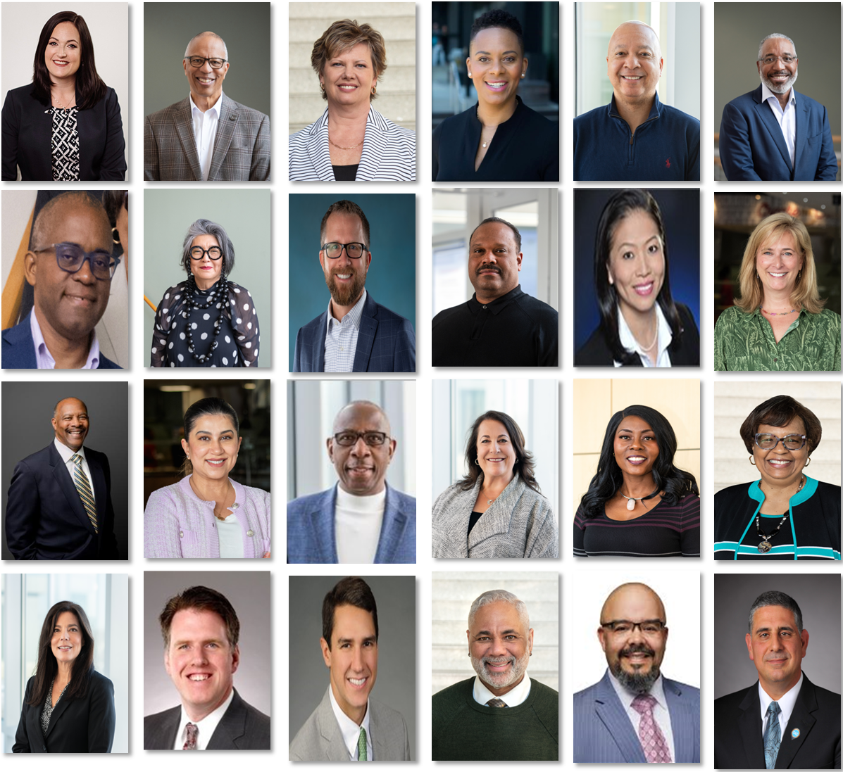 board member photo collage