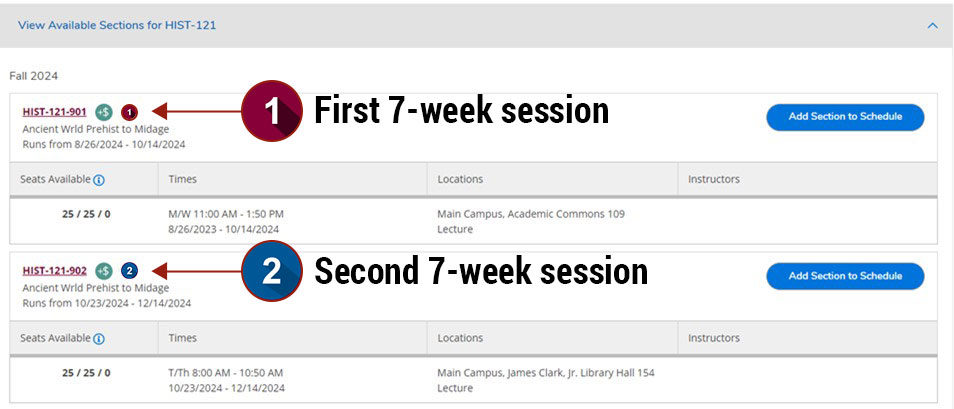 courses updated