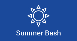 Icon of a sun with rays and the words 